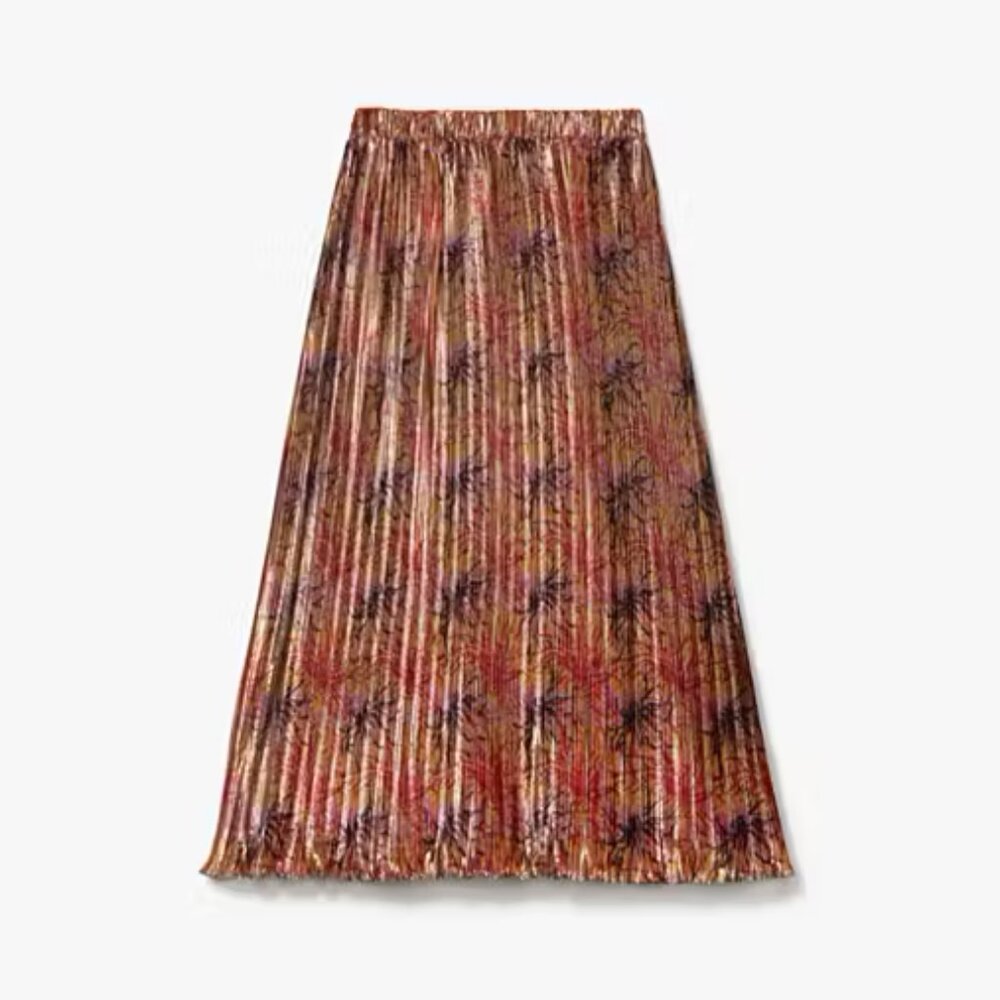 Kate Spade Winter Chrysanthemum Pleated Skirt S $398 NWT
